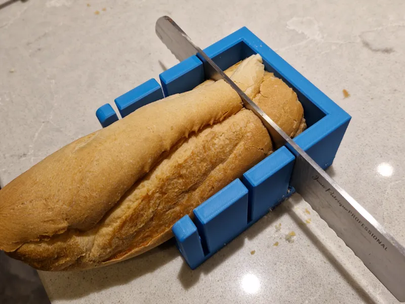 Baguette Bread Cutting Jig