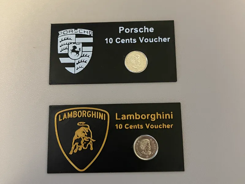 Porsche 10 Cents Voucher