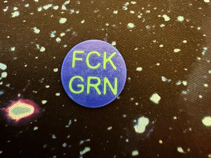 FCK Grüne Shoping Cart Coin