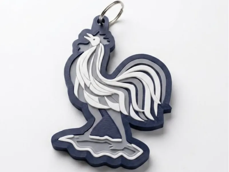 France National Team Crest Keychain World Cup FFF