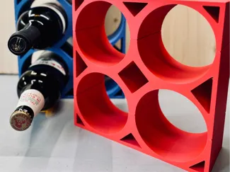 Wine bottles rack