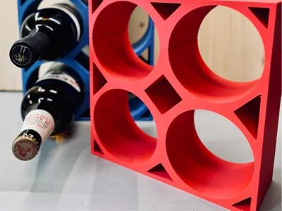 Wine bottles rack
