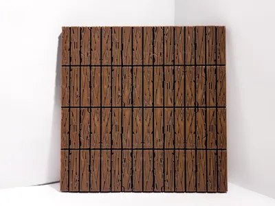Modular Magnetic Tabletop Game Tile (Wood Floor)