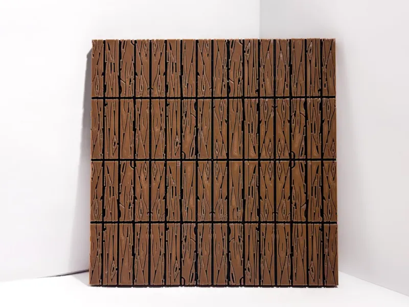 Modular Magnetic Tabletop Game Tile (Wood Floor)