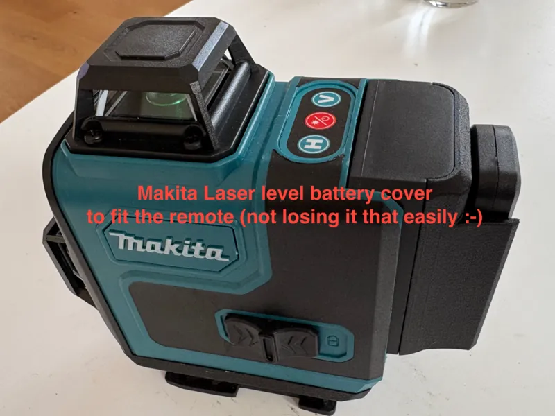Makita laser level (battery cover for remote)