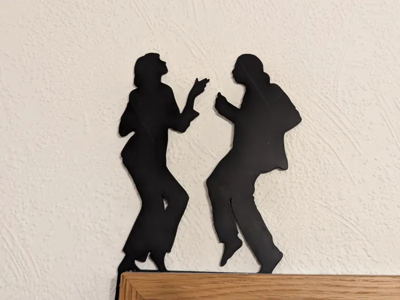 Pulp Fiction Tanzszene Türrahmen-Bild