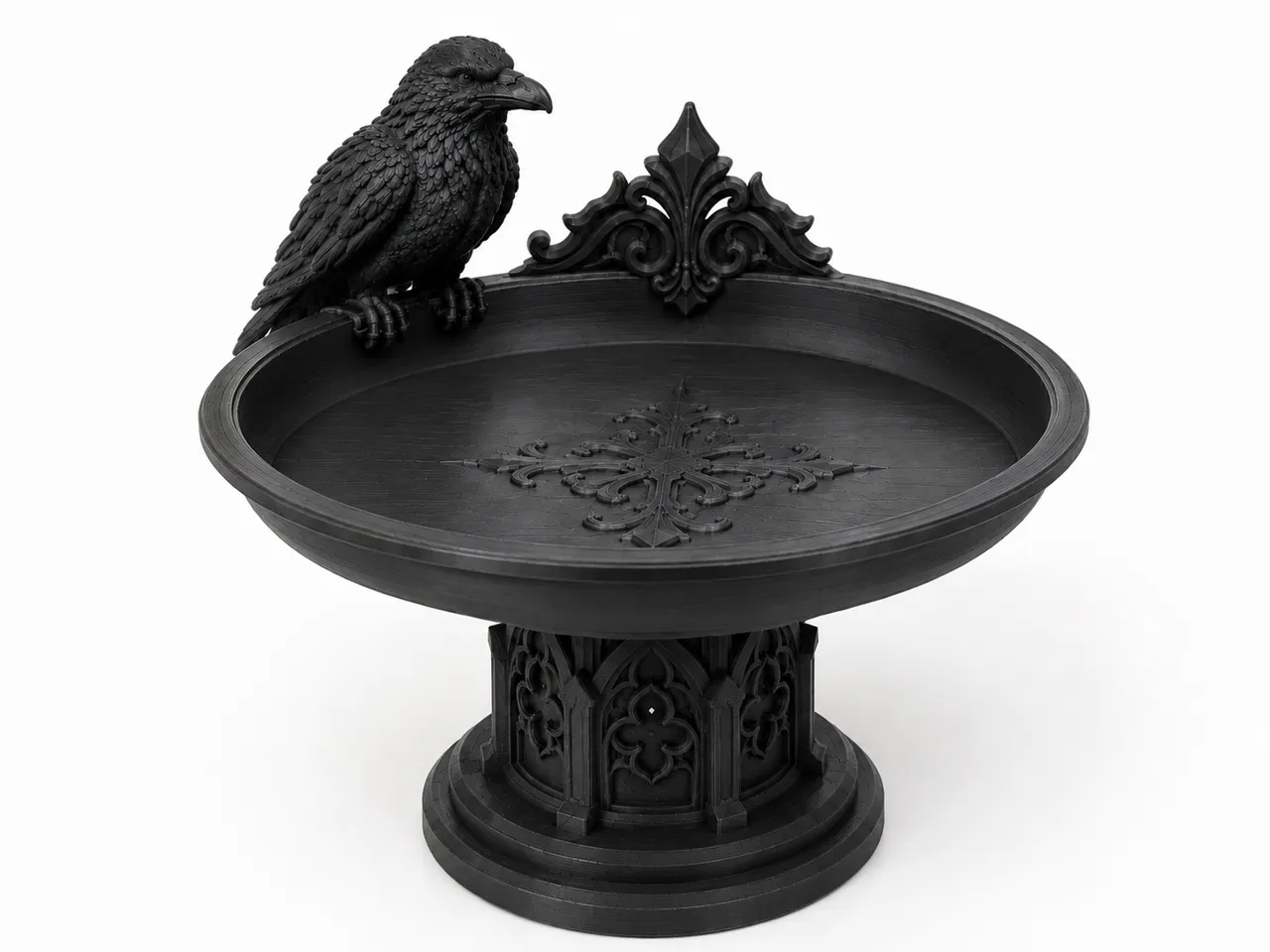 Gothic Raven Catch Tray view 2