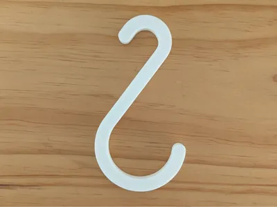 Asymmetric S-Hooks — 20mm Top, 30/50/80/100 Bottom