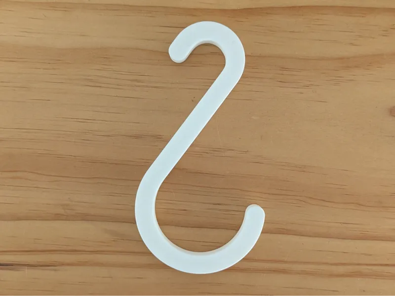 Asymmetric S-Hooks — 20mm Top, 30/50/80/100 Bottom