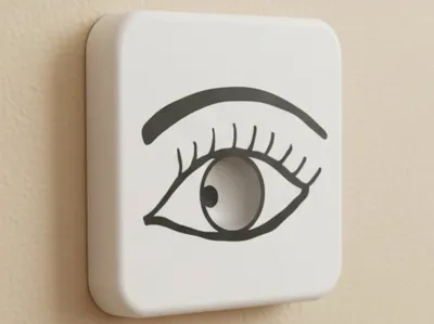 Peekr One – Following Eyes - Optical Illusion