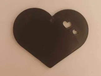 Heart keychain