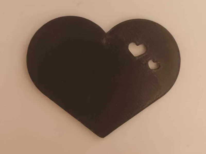 Heart keychain