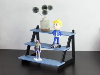Display Stand w/ 3 Tiers for Models, Minis & Toys