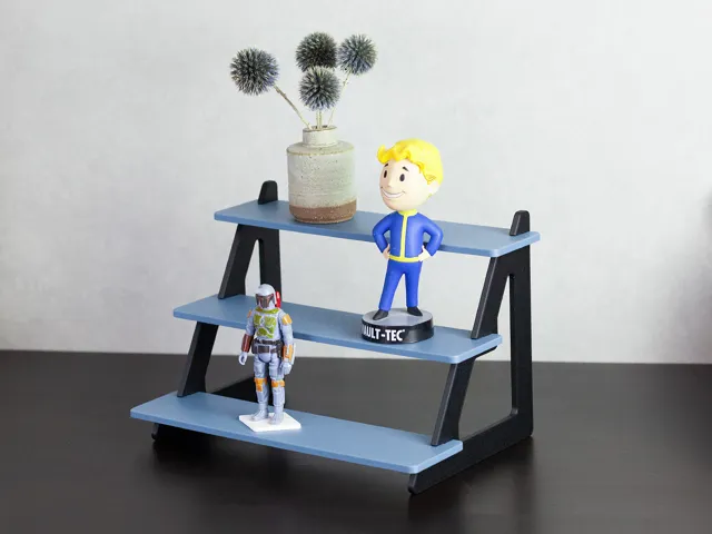 Display Stand w/ 3 Tiers for Models, Minis & Toys