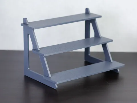 Display Stand w/ 3 Tiers for Models, Minis & Toys view 4
