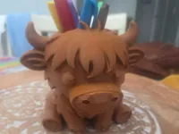 Vache highland, distributeur de savon — photo 2