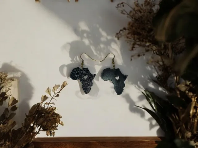 Africa love earrings