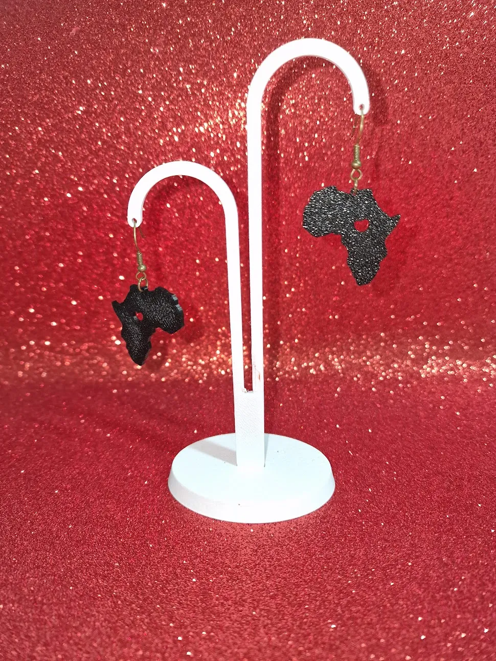 Africa love earrings view 3