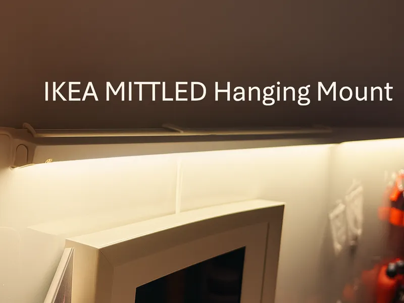 IKEA MITTLED hanging mount for 18cm desk