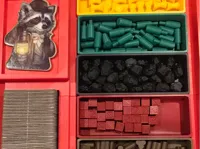 ALT Coal token, Trays & Money tray +Building tokens expanded