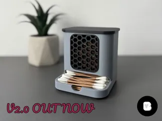 Honeycomb Q-Tip Holder