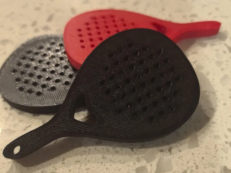 padel raquette keychain 