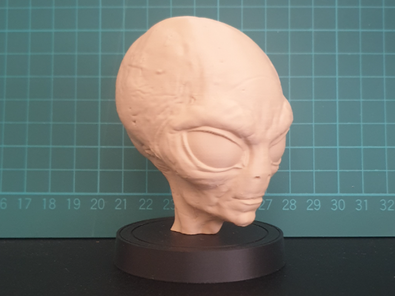 Grey Alien Head Bust - Roswell Classic