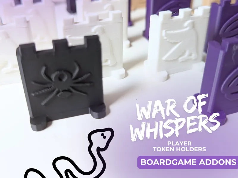 Boardgames | War of Whispers Token Holders