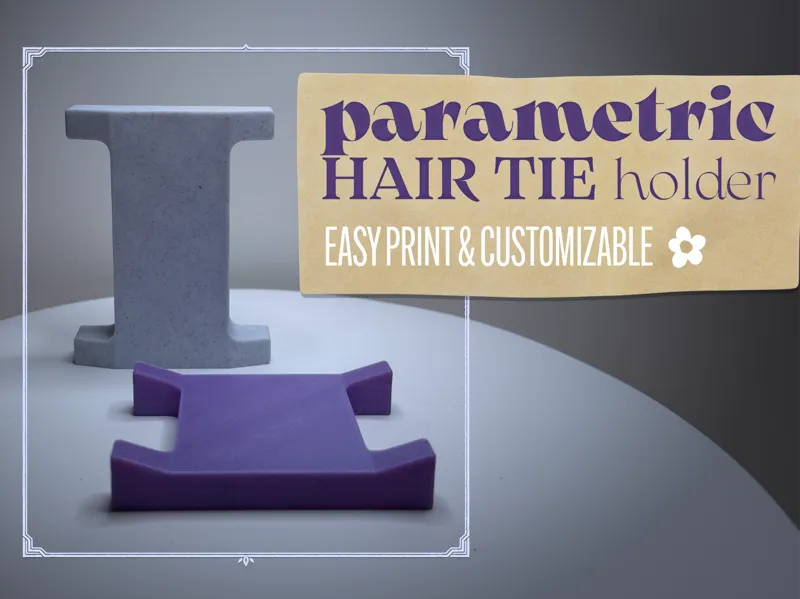 Parametric Hair Tie Holder