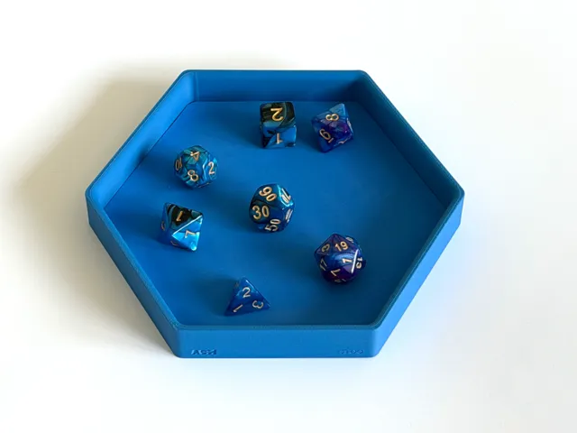 Simple Dice Tray with Foam Bottom Template