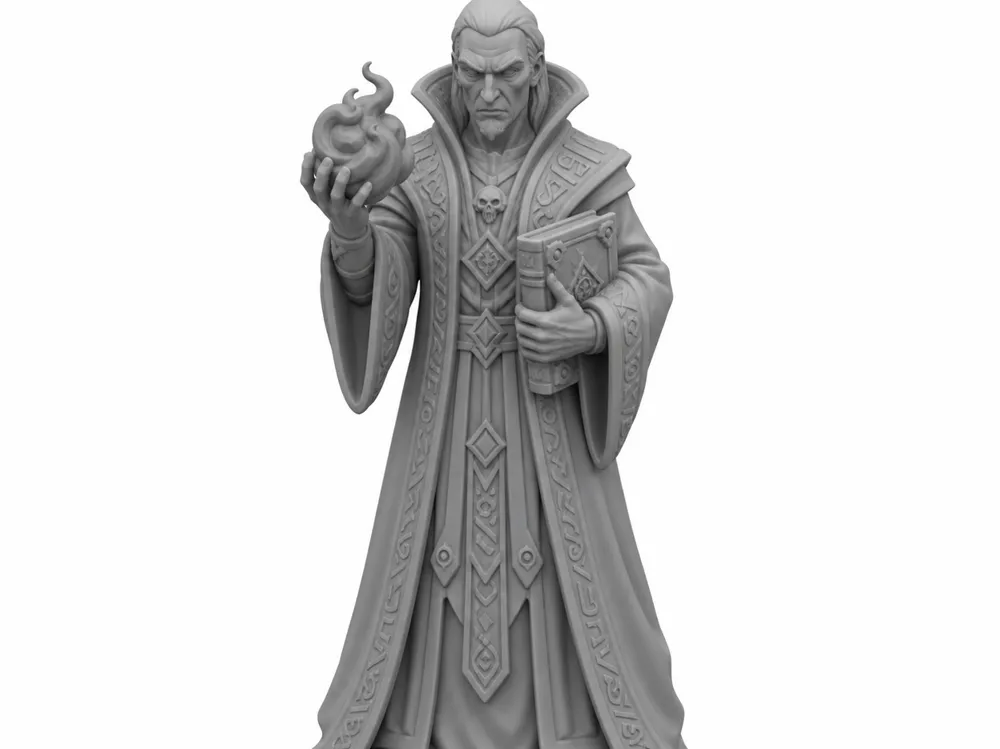 Modelo para impresión 3D: Dark mage. Referencia del modelo original.
