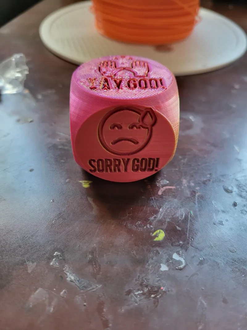 Children's Prayer Dice
