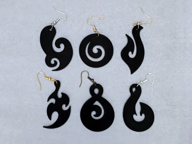 Fire Shapes Earrings (Bundle)