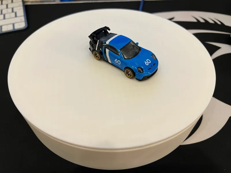 3d scanning rotary plate (photography)