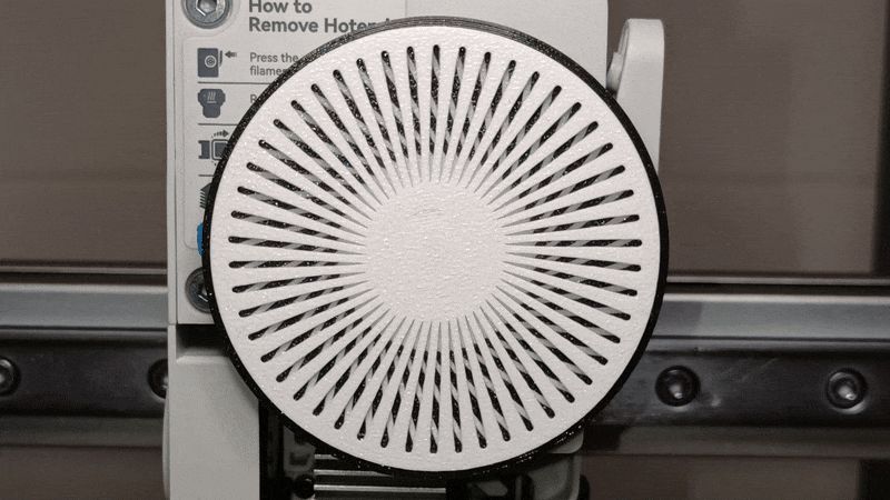Hyptonic spiral extruder wheel for A1 mini