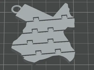 Texas Flexi keychain