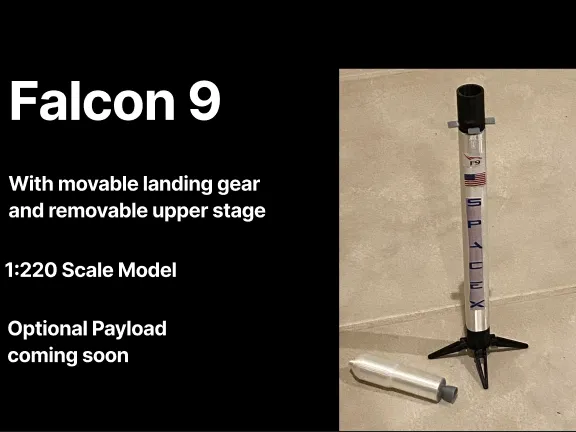 Falcon 9 1:220 Scale EZ fit 48 g