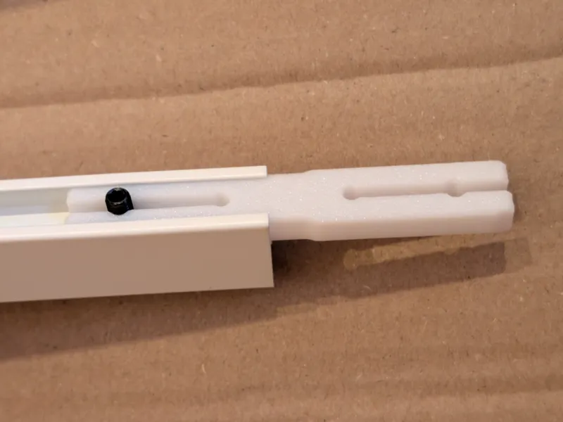 IKEA VIDGA rail connection