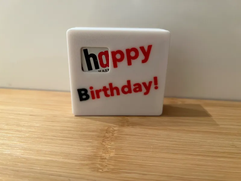 Geschenkbox Hanuta happy Birthday, Geburtstag