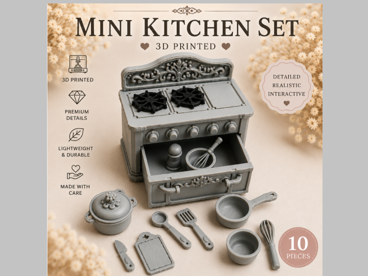 Victorian Mini Kitchen Set