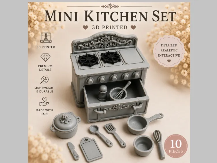 Victorian Mini Kitchen Set
