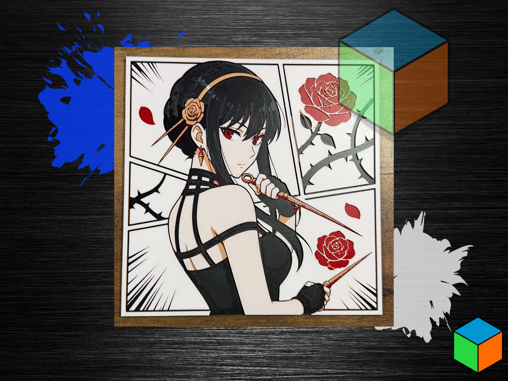Yor Forger — HueForge Wall Art | SPY x FAMILY