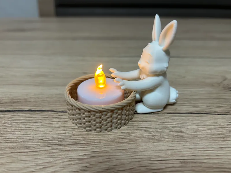 Hase mit Led