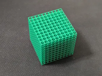 Infinity Grid Cube – Optical Illusion Cube Series