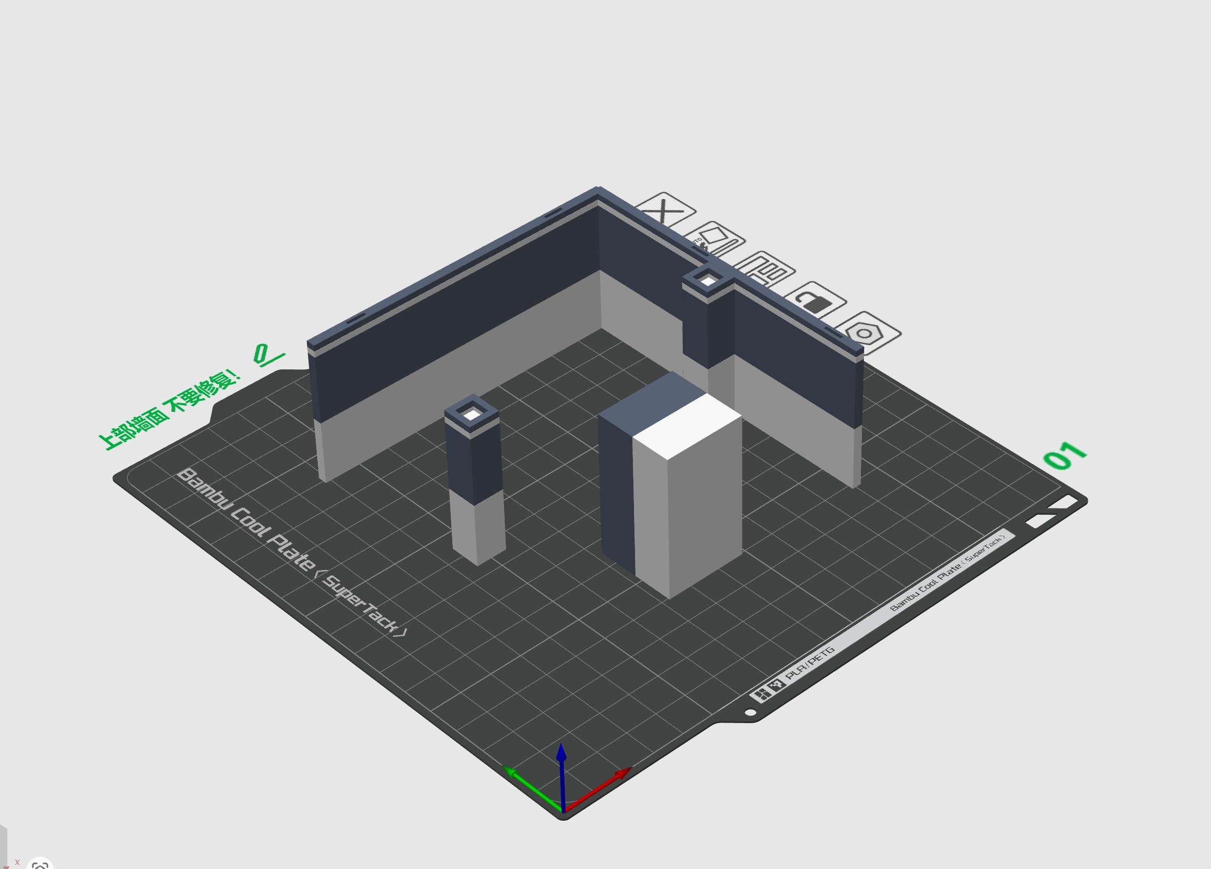 Miniatura 2 do modelo 3D 【十厘米】1/64场景：无限车库