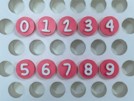 Brigadeiro Stamps – Numbers Set (0–9) 