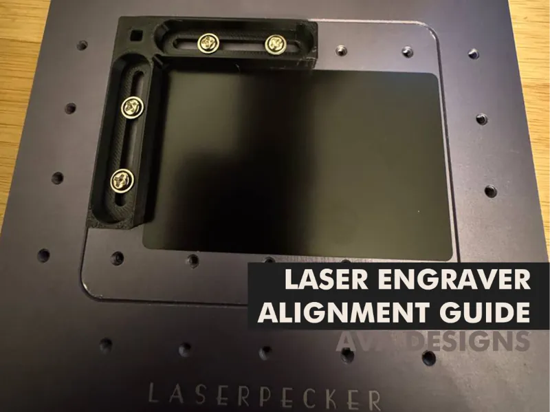 Laser Engraver Alignment Guide (PC Screw Version)