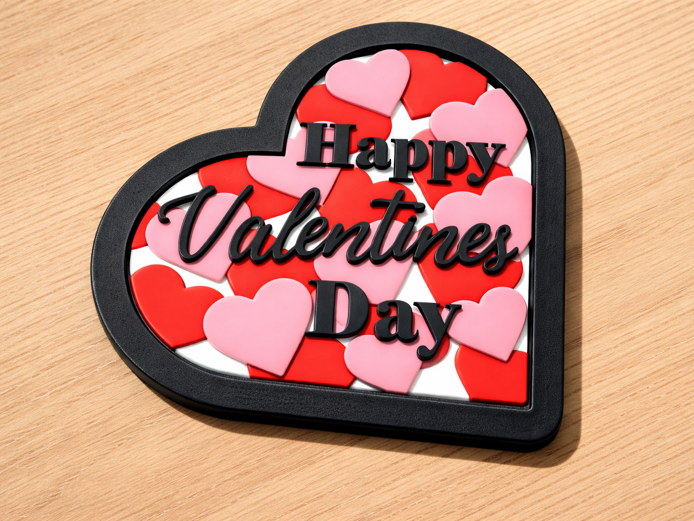Mandala style Valentines Heart no AMS Required