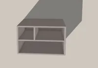 收纳盒3格
