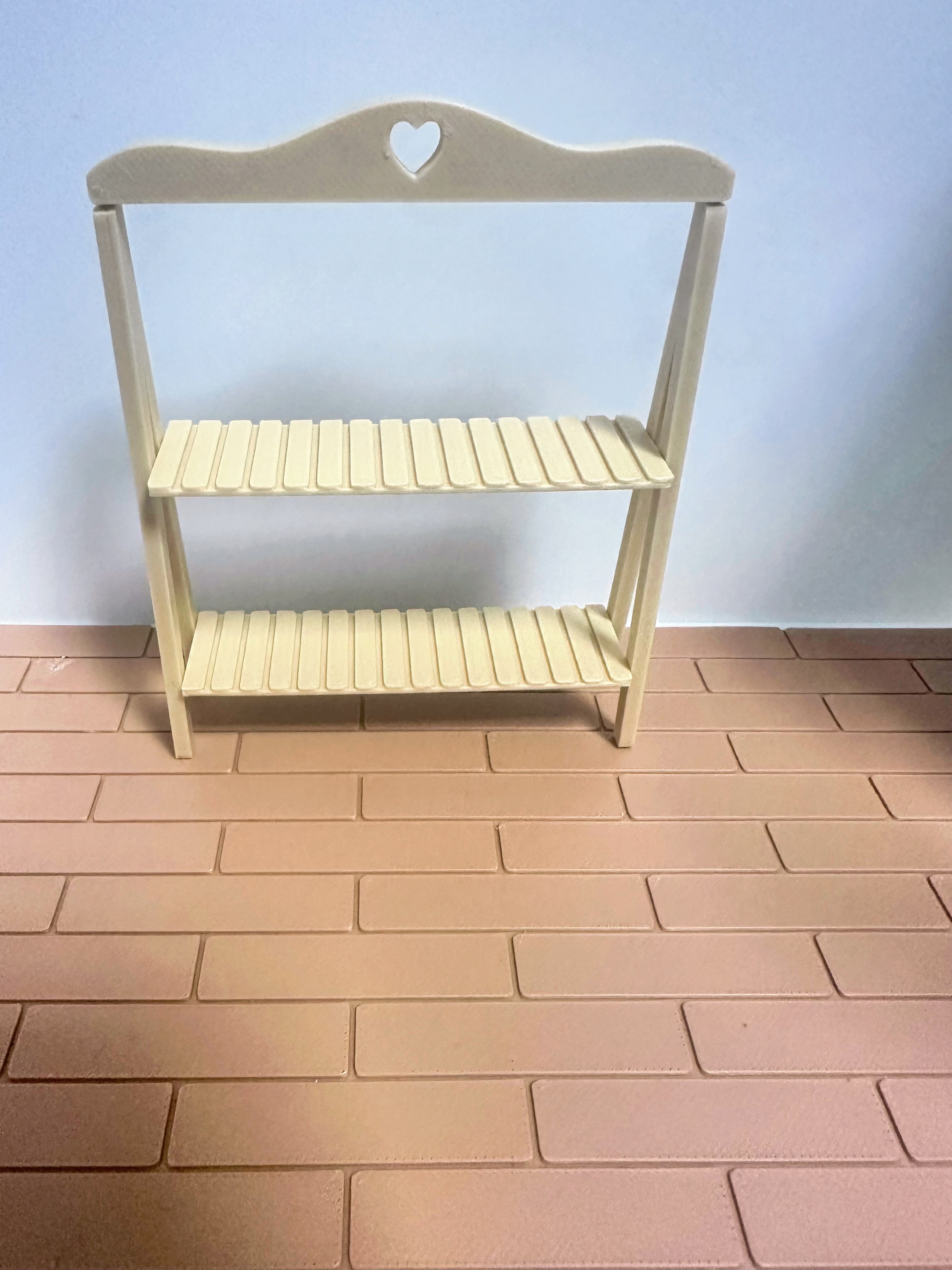 Miniatura 2 do modelo 3D 1:12 微缩多肉盆栽及花架